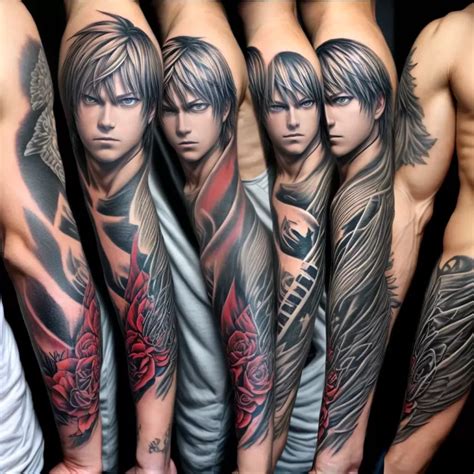 125+ Tatuagens de Anime e Mangá (Desenhos, Ideias, Modelos)。